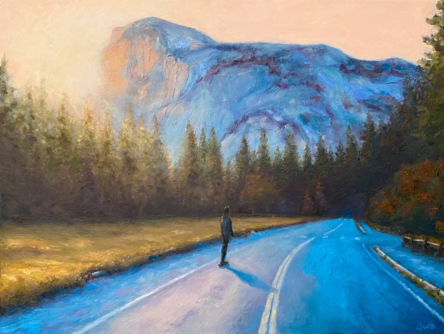 Sunrise Ride Under Half Dome